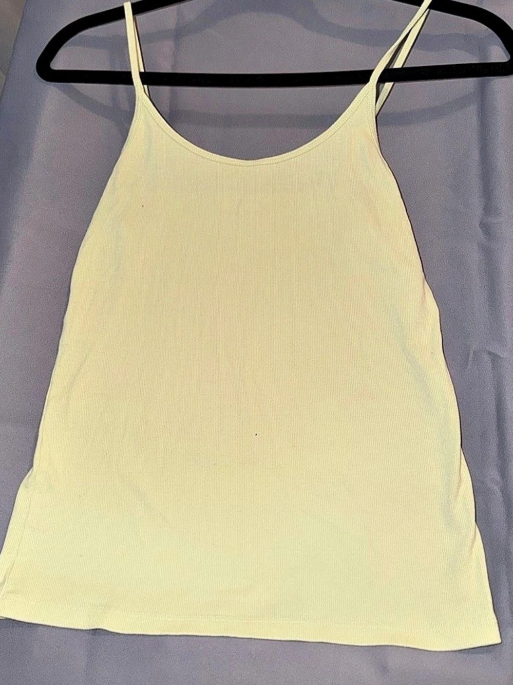 12th Tribe Ribbed Tank Top in Yellow